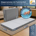 TwinComfort Klappmatratze 140x200x12 cm