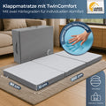 TwinComfort Klappmatratze 90x200x12 cm